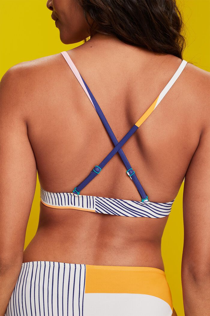 Gewatteerde bikinitop met verschillende patronen, SAND, detail image number 3
