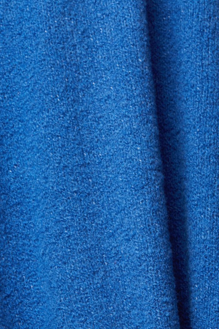 Vest van gestructureerd breisel, BLUE, detail image number 5