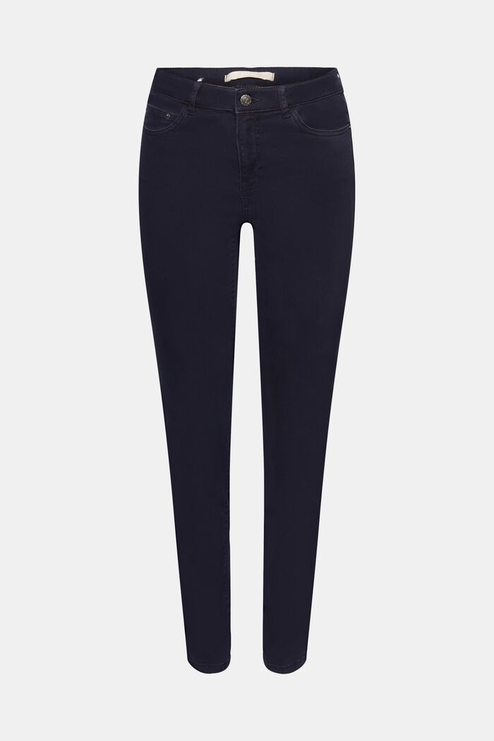 Mid-rise skinny fit broek, NAVY, detail image number 2