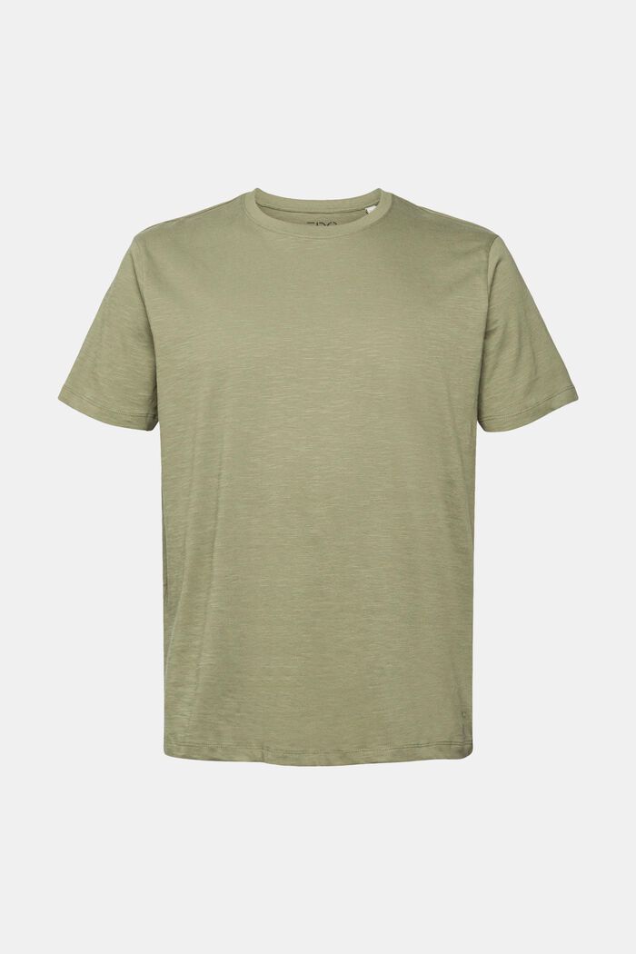 Jersey T-shirt, 100% katoen, KHAKI GREEN, detail image number 5