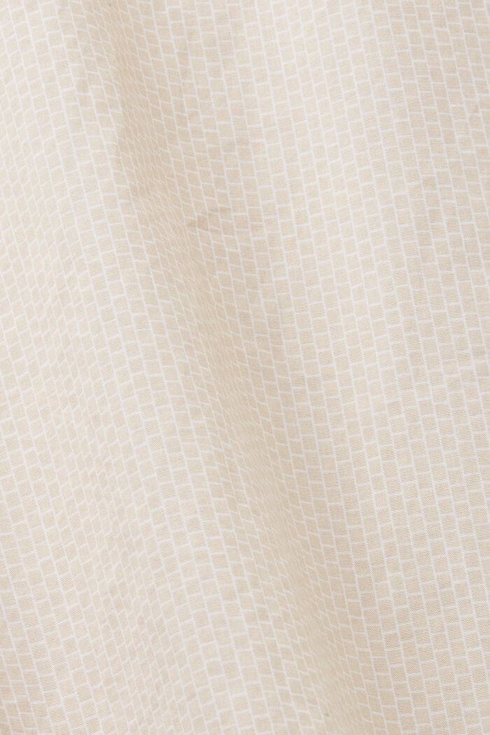 Shirt van katoen-popeline, SAND, detail image number 4