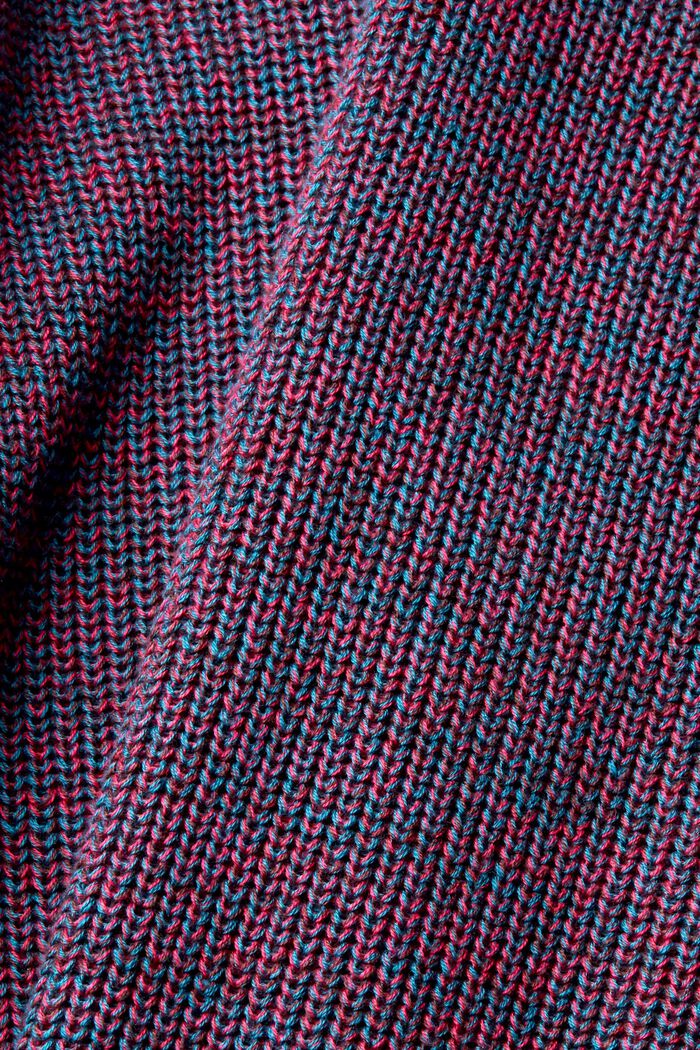 Gestreepte sweater, DARK TURQUOISE, detail image number 4