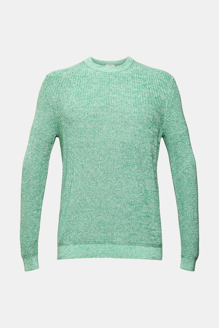 Gestreepte sweater, GREEN, detail image number 5