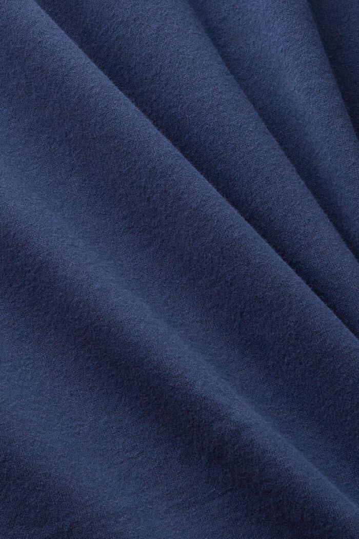 Henley shirt van gewassen katoen-jersey, GREY BLUE, detail image number 5