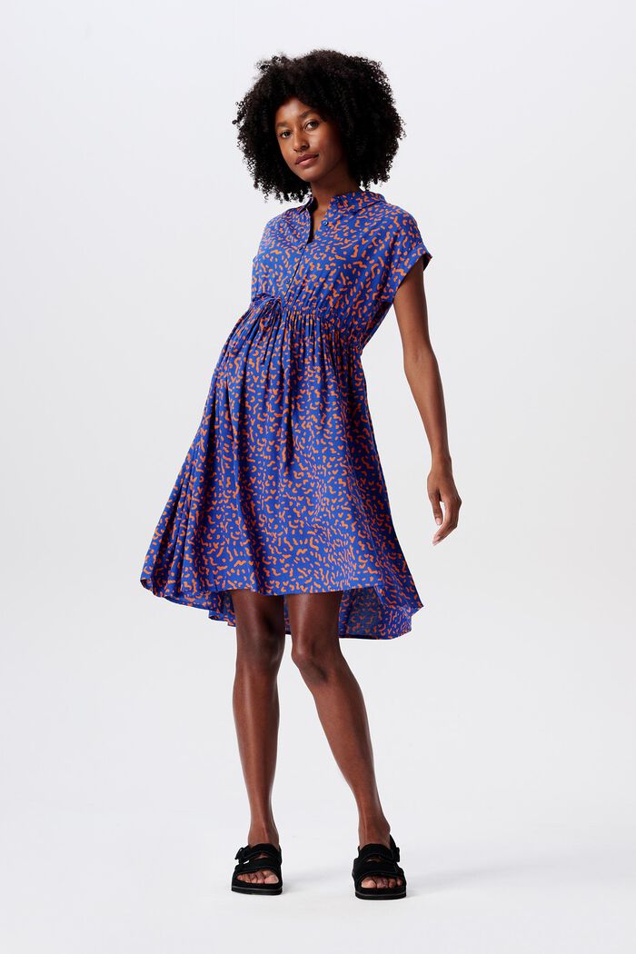 MATERNITY jurk met print, ELECTRIC BLUE, detail image number 0
