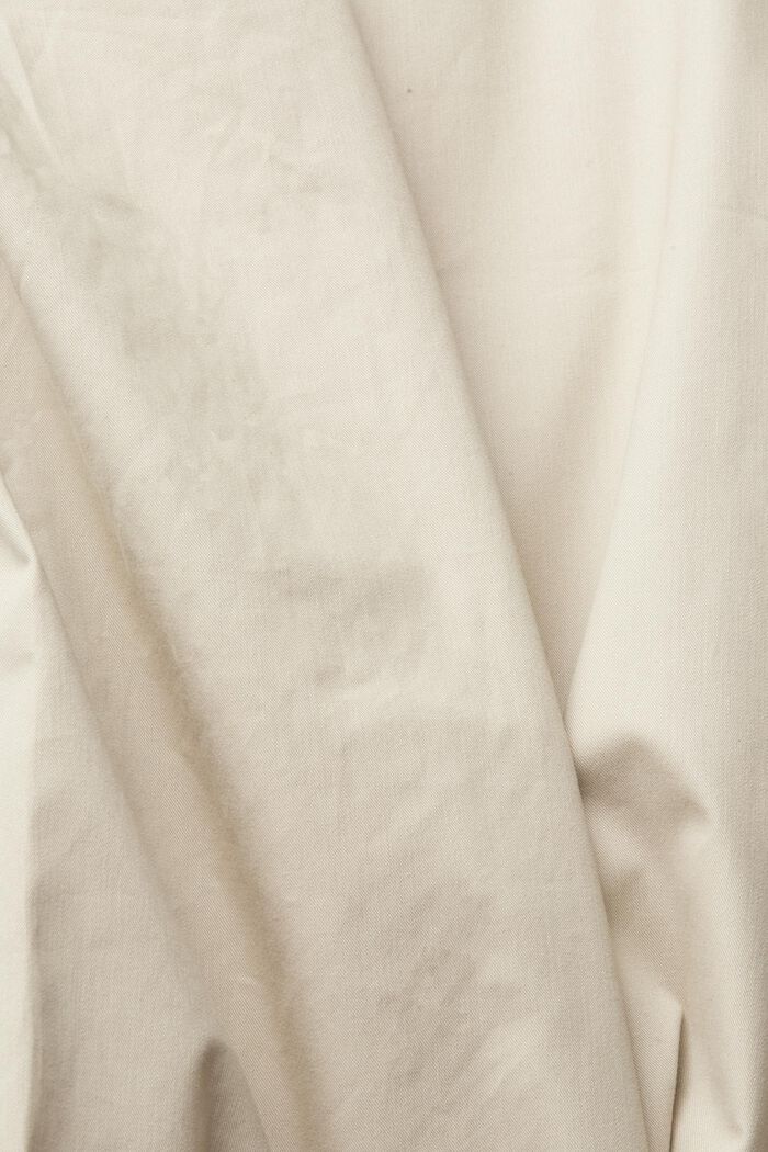 Gerecycled: dunne jas met liggende kraag, LIGHT BEIGE, detail image number 4