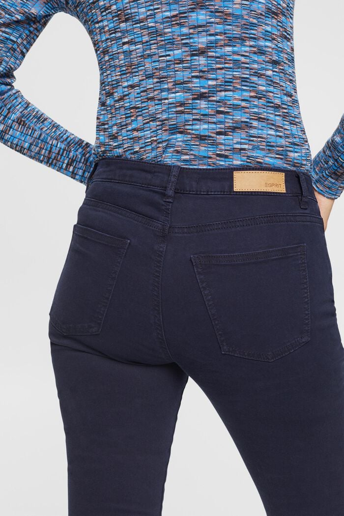Mid-rise skinny fit broek, NAVY, detail image number 4