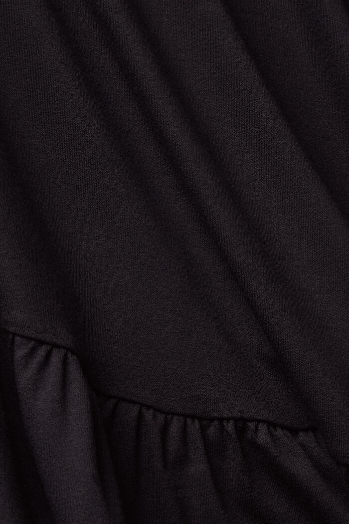 Gebreide mini-jurk, LENZING™ ECOVERO™, BLACK, detail image number 5