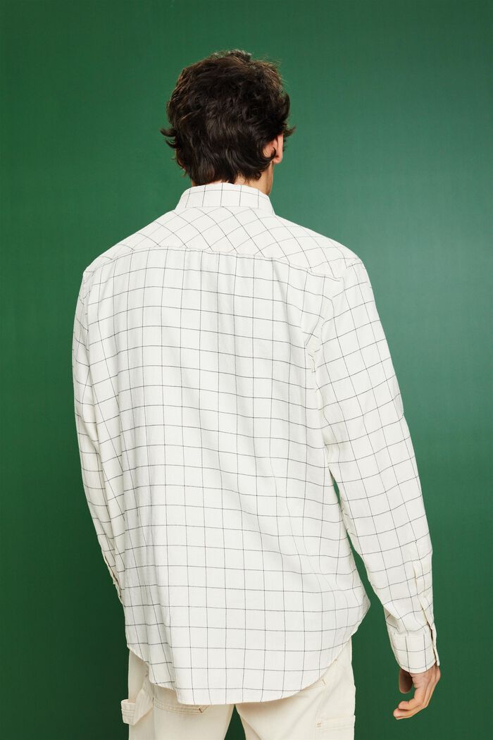 Geruit regular fit-overhemd van flanel, ICE, detail image number 2