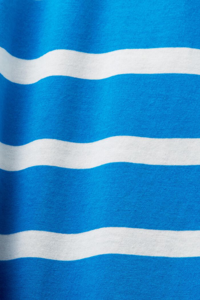 Gestreept T-shirt van katoen-jersey, BLUE, detail image number 6