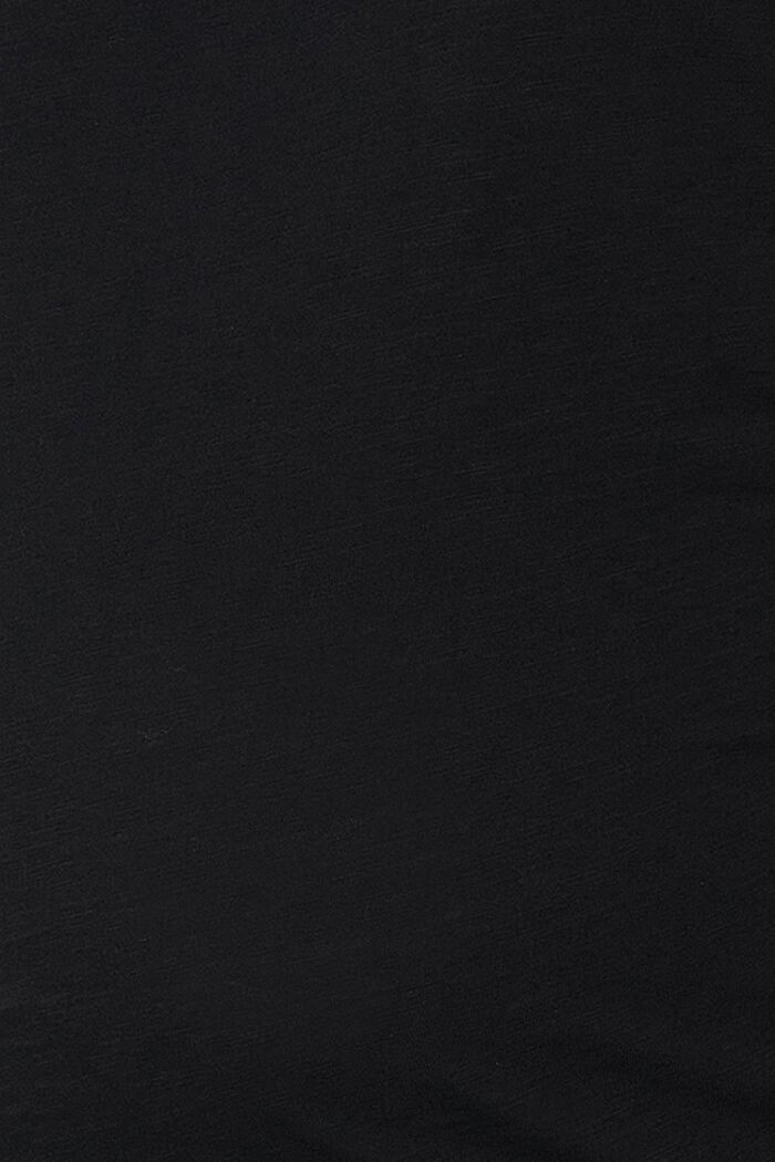 MATERNITY T-shirt met korte mouwen, DEEP BLACK, detail image number 3