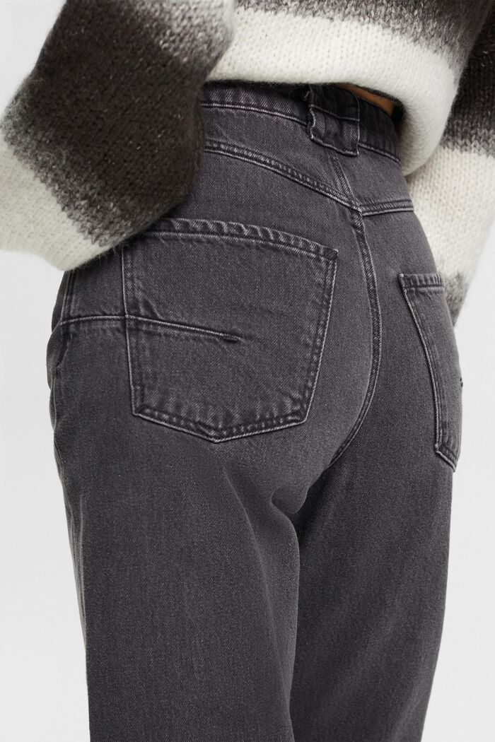 Jeans met dad fit, BLACK MEDIUM WASHED, detail image number 3