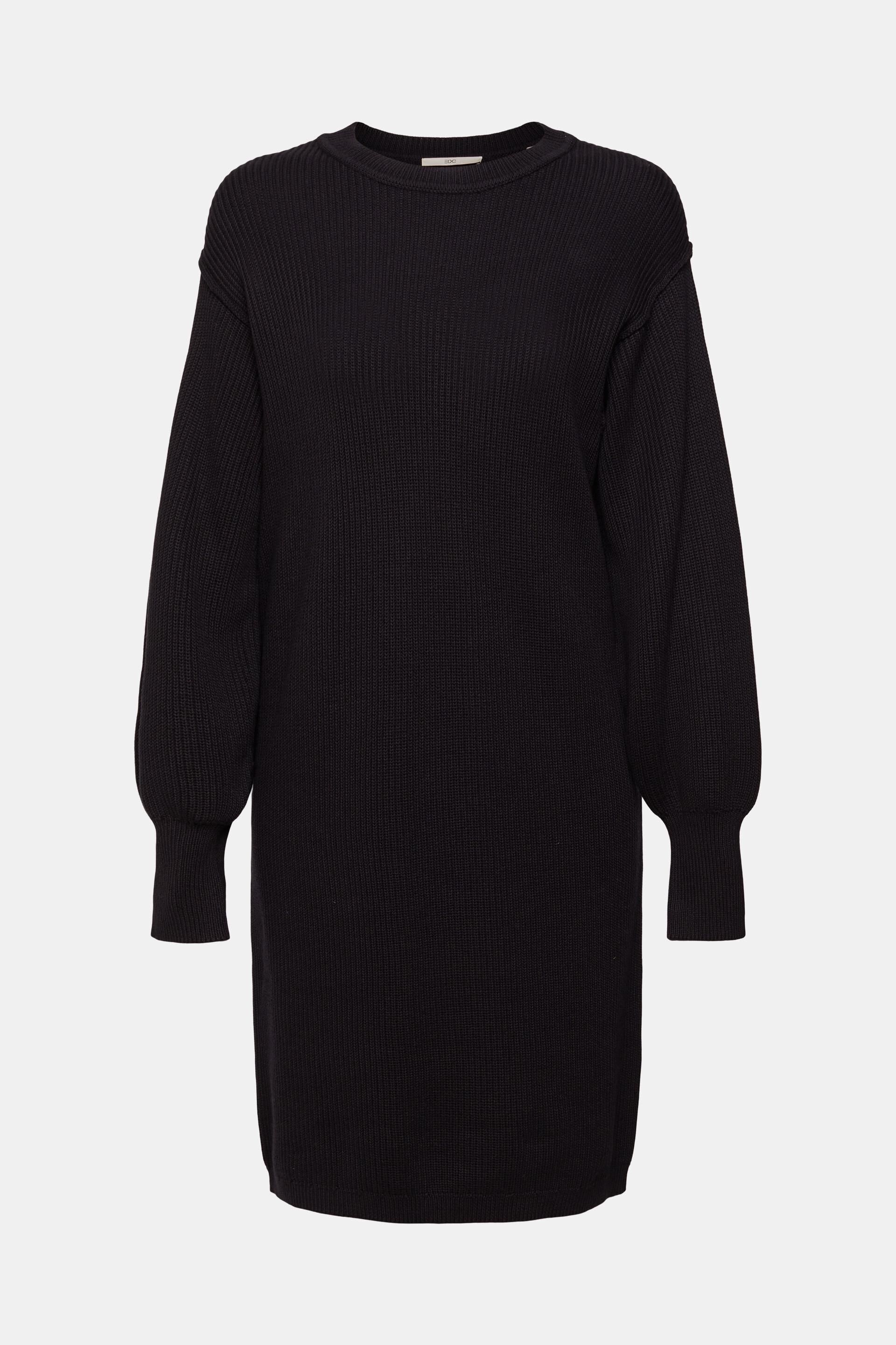 Mode Jurken Wollen jurken Mangano Wollen jurk lichtgrijs-zwart elegant 
