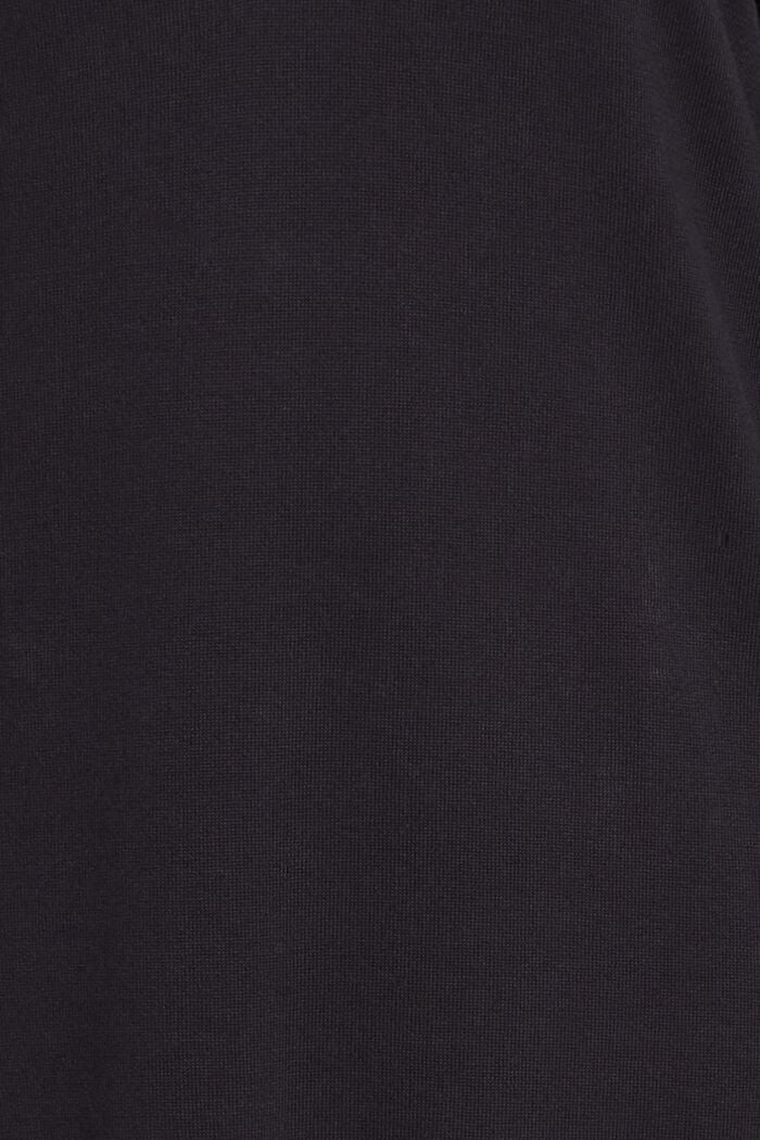 CURVY gebreide jurk met polokraag, BLACK, detail image number 1