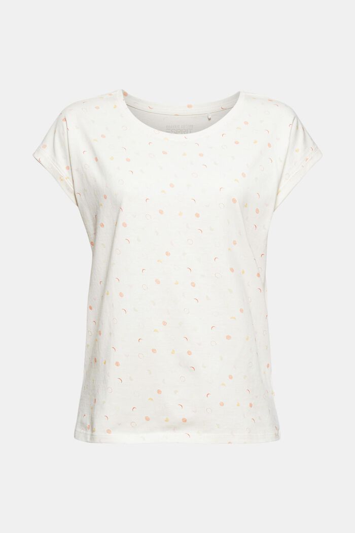 Shirt met print, van 100% organic cotton, OFF WHITE, detail image number 8