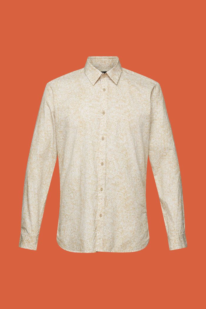 Shirt met motief, 100% katoen, SAND, detail image number 5