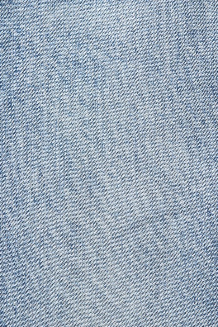 Retro slim jeans met hoge taille, BLUE BLEACHED, detail image number 6