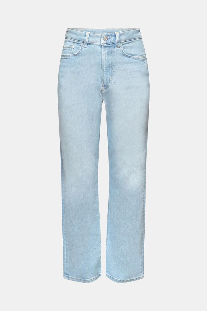 High rise dad fit jeans, BLUE BLEACHED, detail image number 6