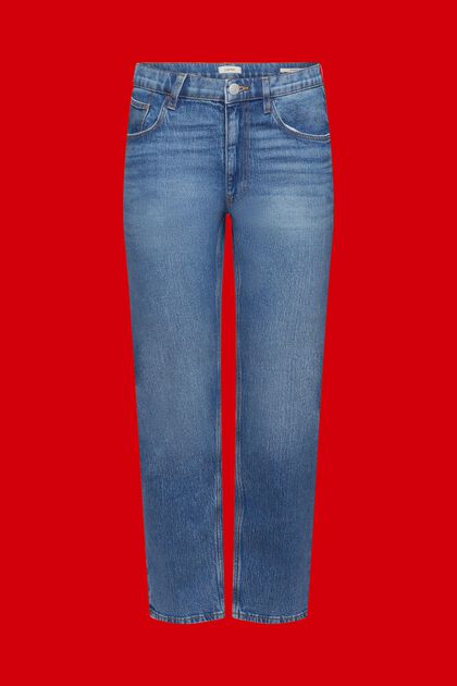 Straight fit jeans, BLUE MEDIUM WASHED, overview