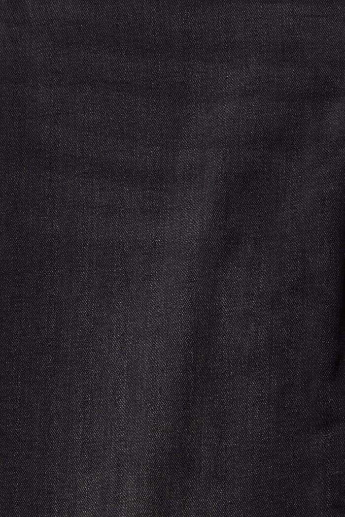 Jeans met wijde pijpen, BLACK DARK WASHED, detail image number 6