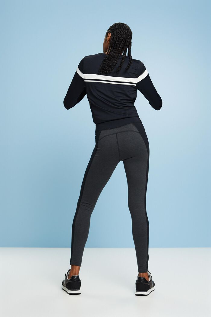 Warme sportieve legging, E-DRY, BLACK, detail image number 2