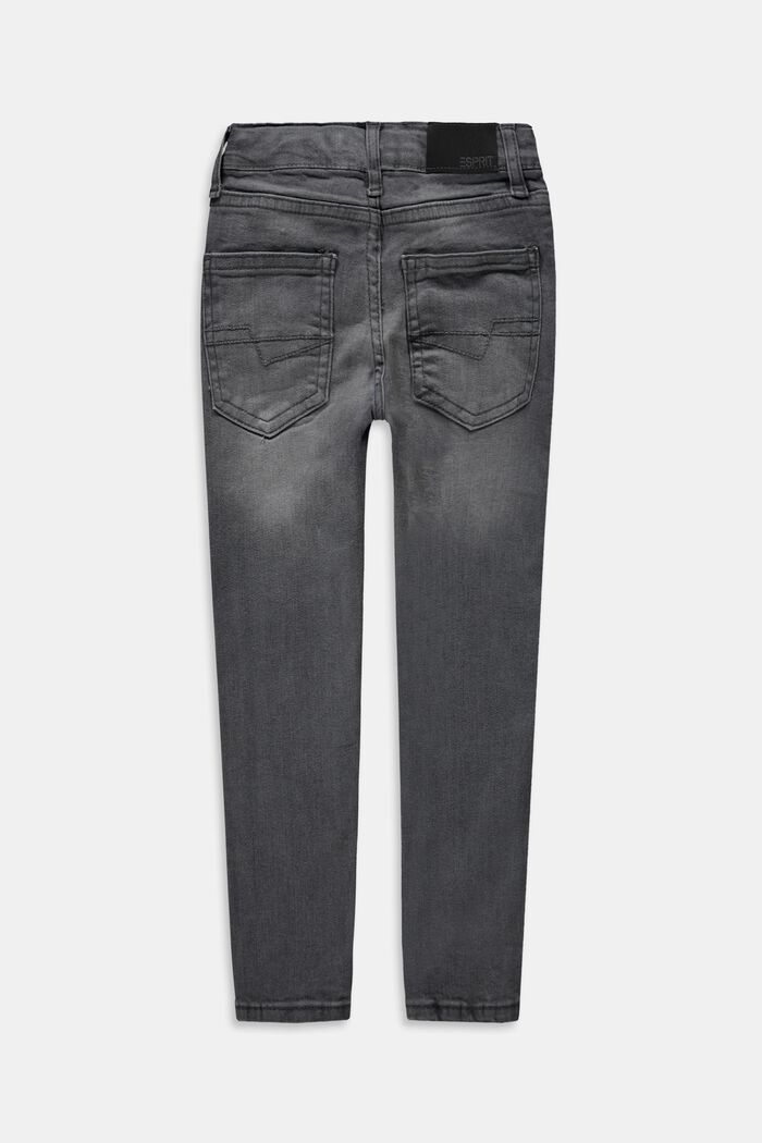 Jeans met verstelbare band, GREY DARK WASHED, detail image number 1