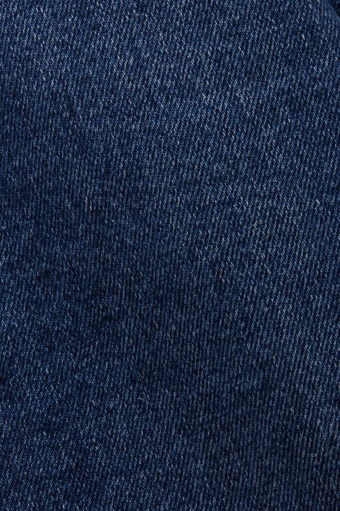 Gerecycled: straight fit jeans, BLUE DARK WASHED, detail image number 6