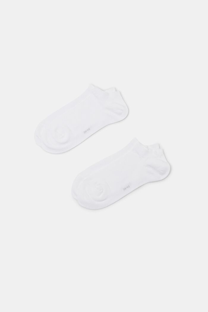 Set van 2 paar sokken, organic cotton, WHITE, detail image number 0