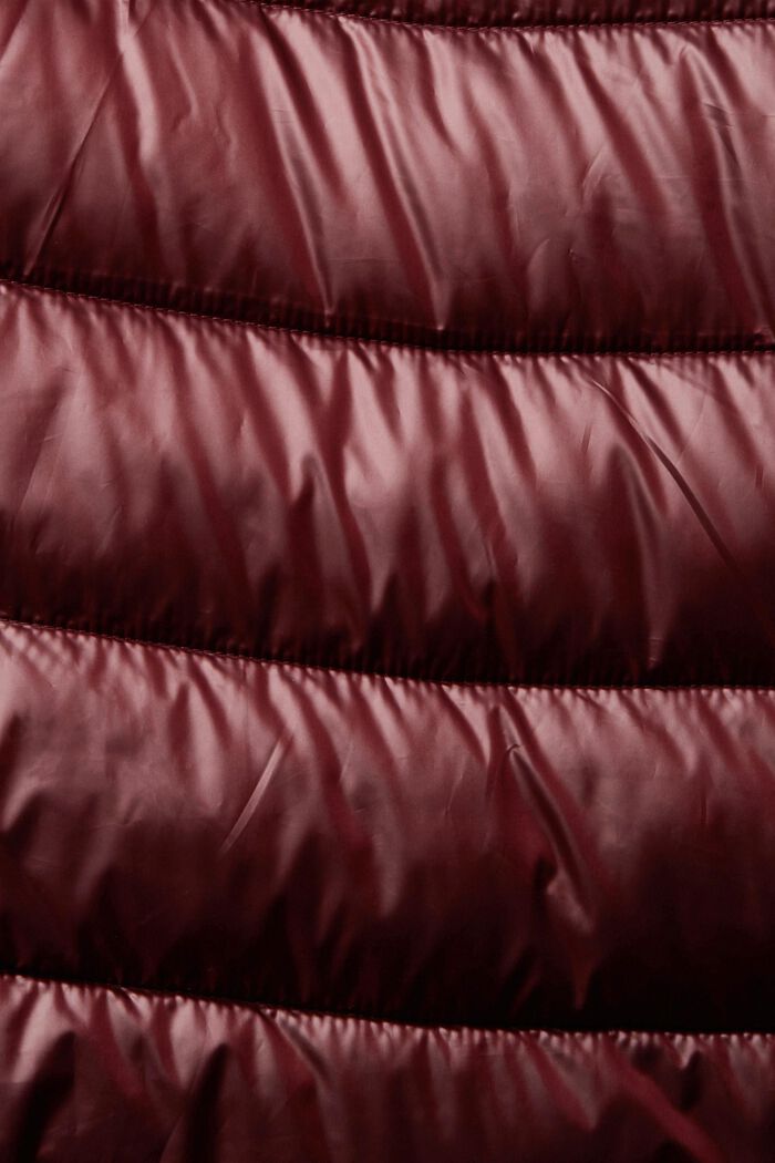 Gewatteerde mantel, BORDEAUX RED, detail image number 4