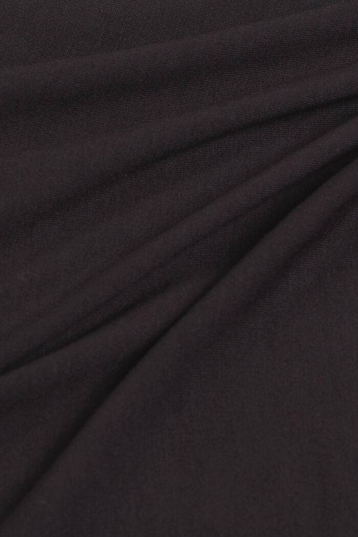 Nachthemd met kant, LENZING™ ECOVERO™, BLACK, detail image number 4