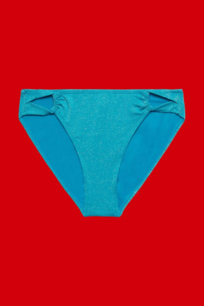 Glinsterend bikinibroekje, TEAL BLUE, detail image number 3