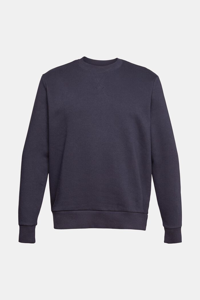 Gerecycled: effen sweatshirt, NAVY, detail image number 2