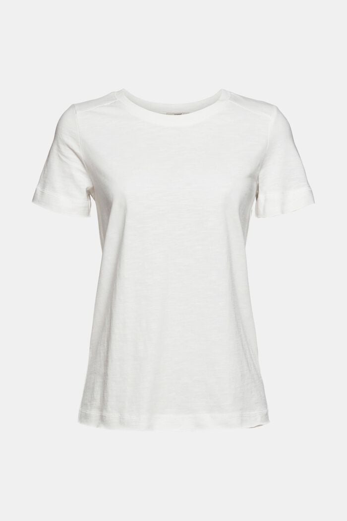 T-shirt van 100% biologisch katoen, OFF WHITE, detail image number 6