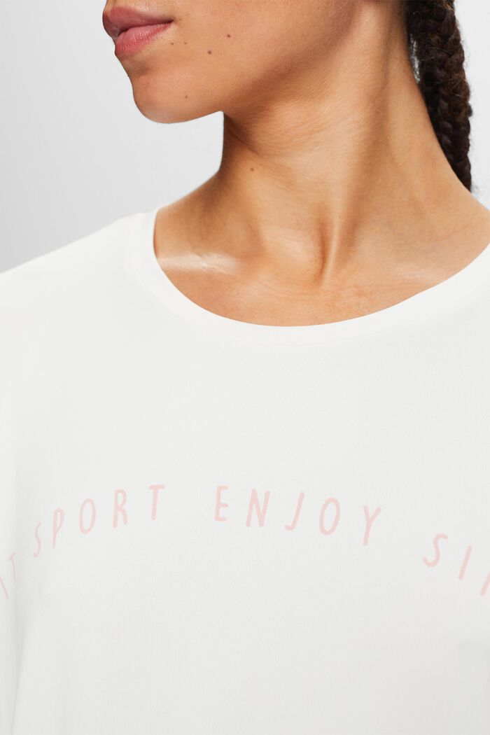 Sport-T-shirt met print, OFF WHITE, detail image number 2