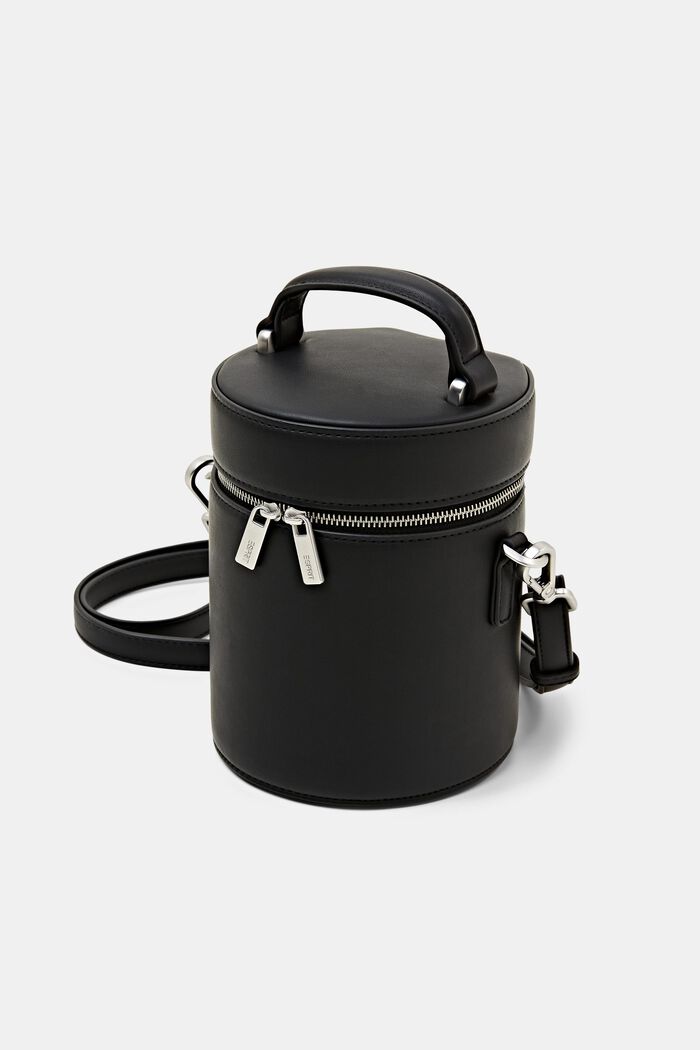 Cilindervormige bucket bag, BLACK, detail image number 2