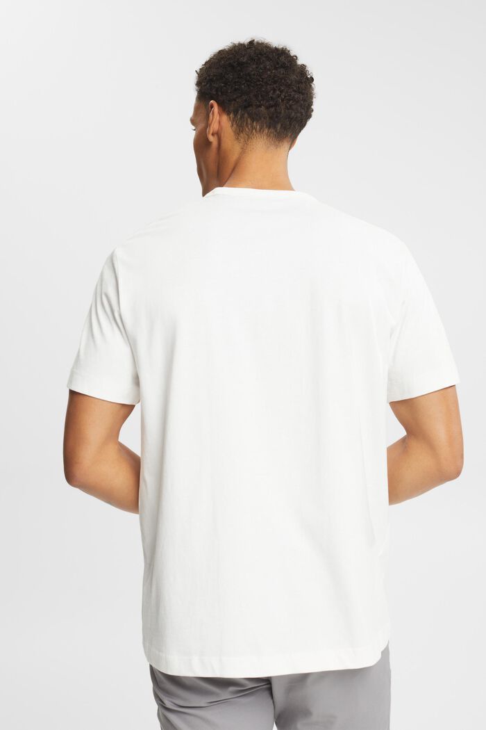 Jersey T-shirt met print, OFF WHITE, detail image number 4
