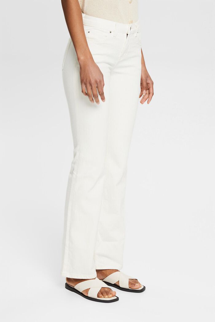 Bootcut jeans met stretch, OFF WHITE, detail image number 0