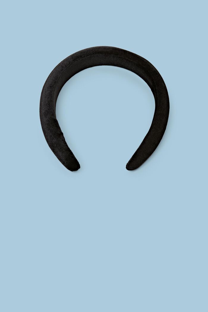 Fluwelen hoofdband, BLACK, detail image number 0