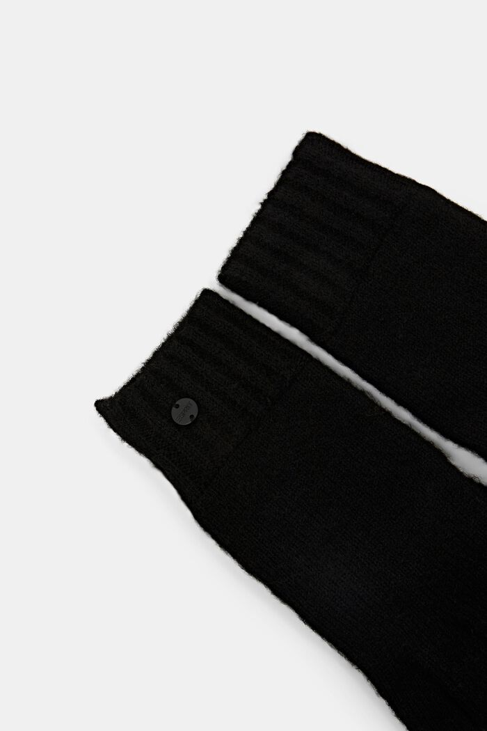 Handschoenen van een ribbreisel, BLACK, detail image number 1