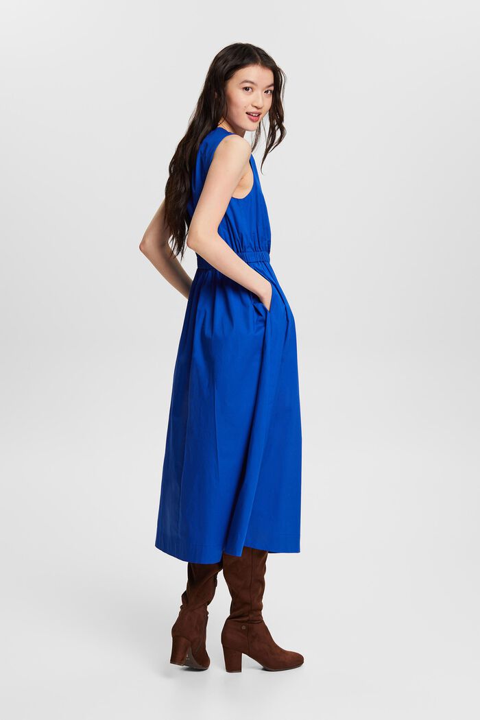 Mouwloze midi-jurk, BRIGHT BLUE, detail image number 2