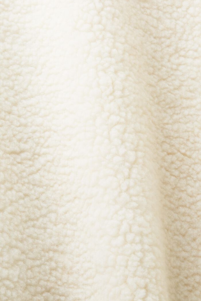 Fleecevest van teddy, OFF WHITE, detail image number 6