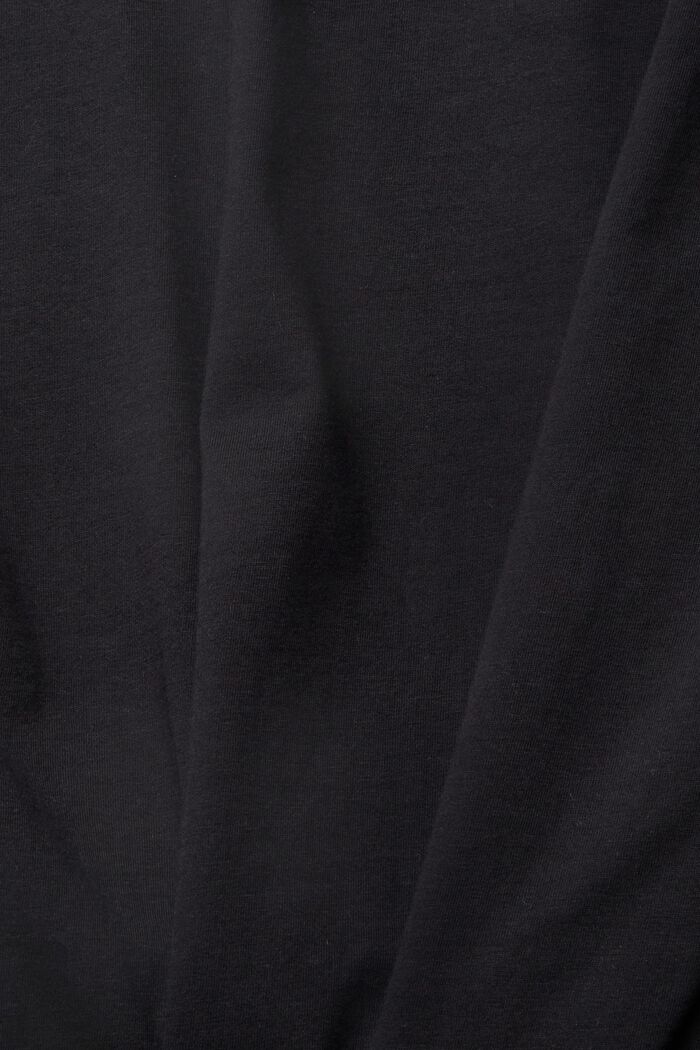 Jersey T-shirt met print, BLACK, detail image number 5