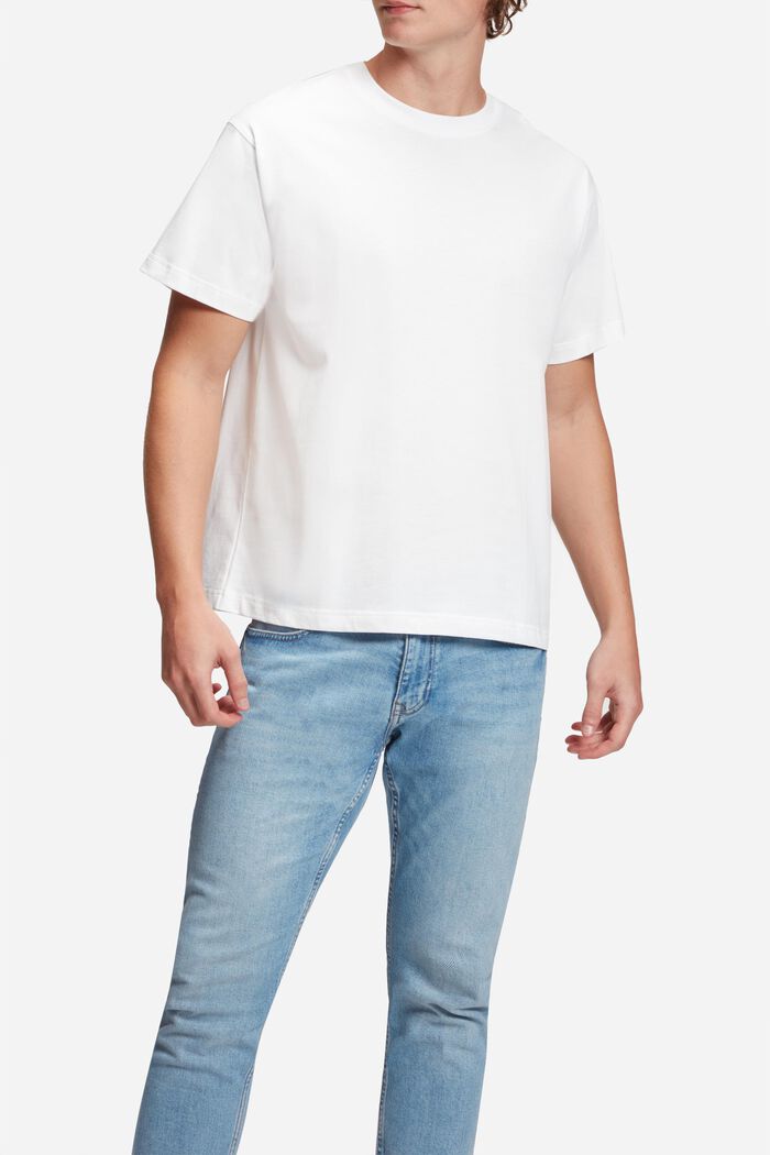 AMBIGRAM T-shirt met print op de achterkant, WHITE, overview