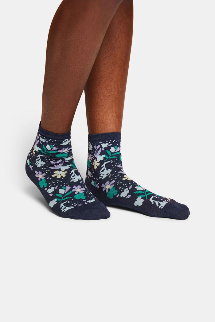Set van 4 paar sokken met patroon in een geschenkdoos, SORTIMENT, detail image number 1