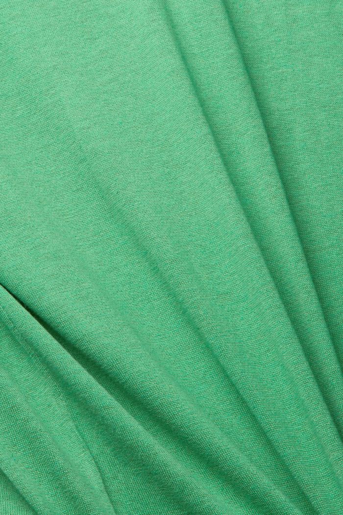 Met TENCEL™: poloshirt met lange mouwen, GREEN, detail image number 5