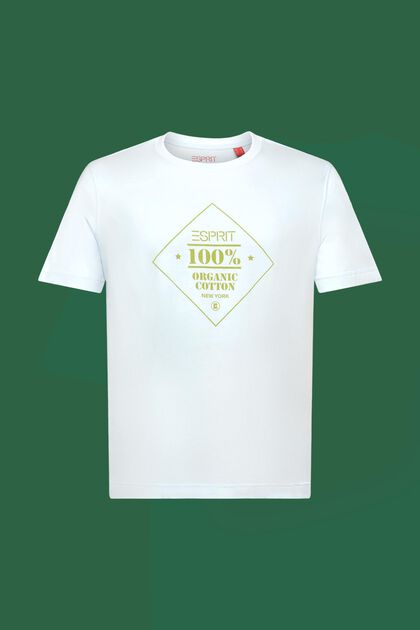 T-shirt met logoprint van katoen