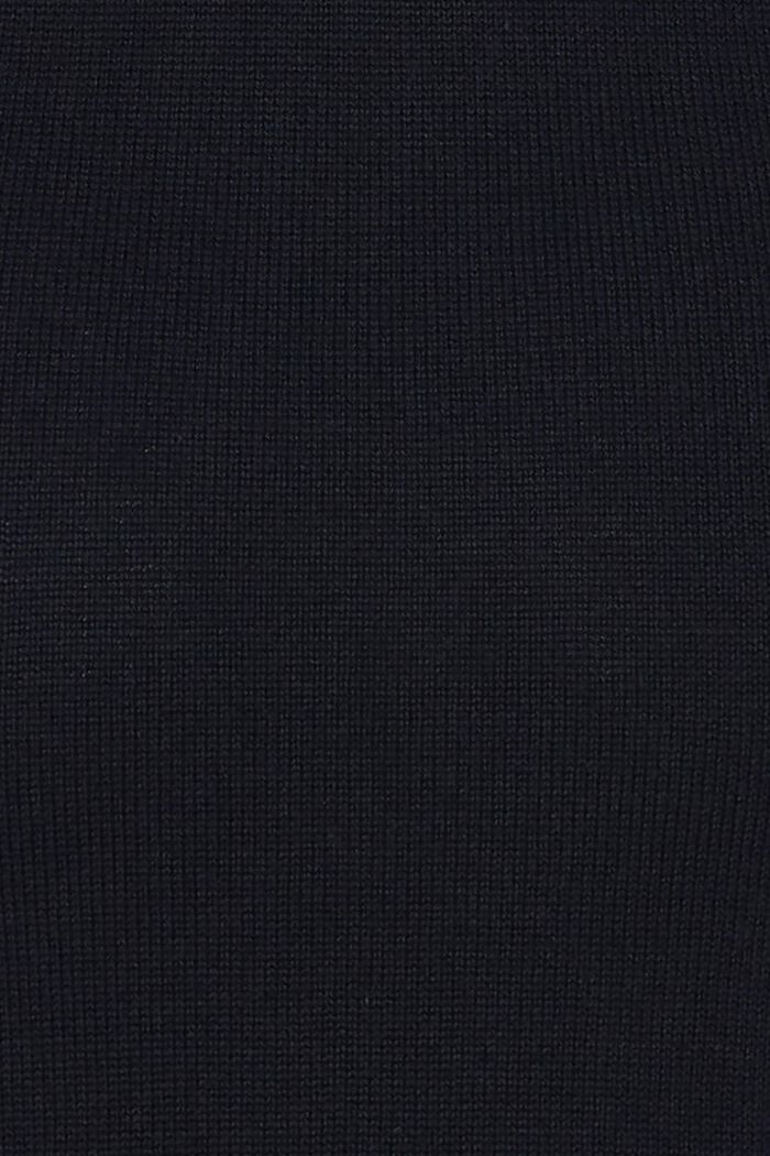 Gebreide midi-jurk, biologisch katoen, NIGHT SKY BLUE, detail image number 5