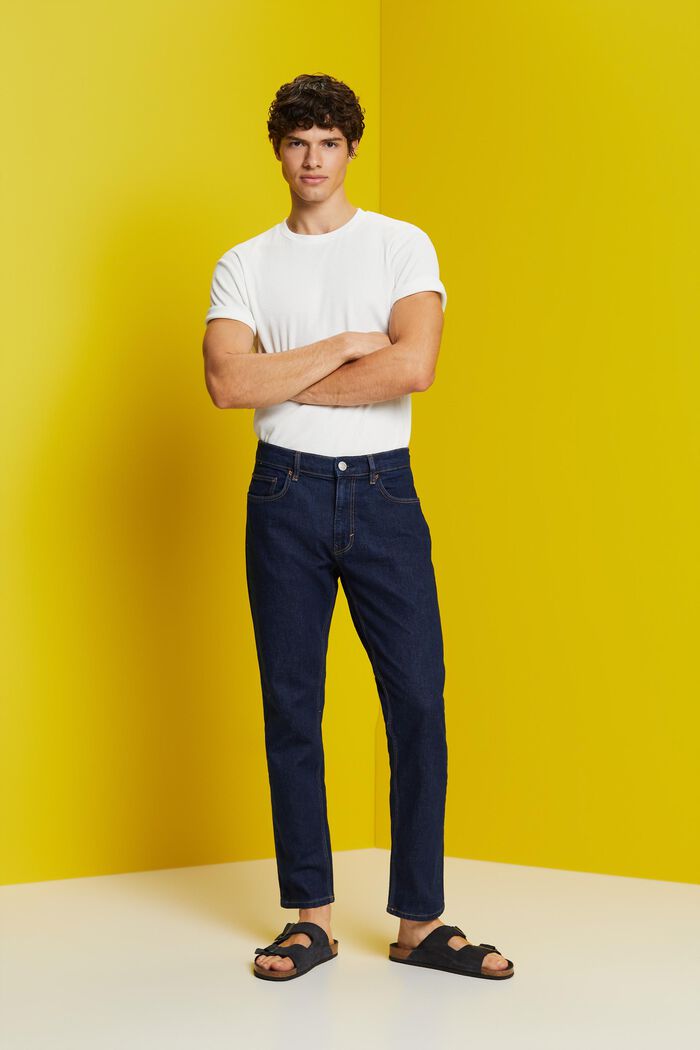 Slim fit-jeans, BLUE RINSE, detail image number 4