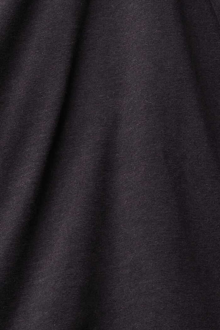 CURVY gerimpelde longsleeve, BLACK, detail image number 1