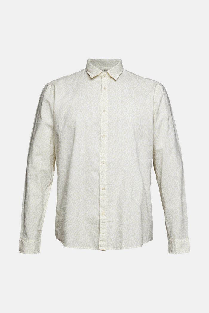 Met linnen: overhemd met print, WHITE, detail image number 6